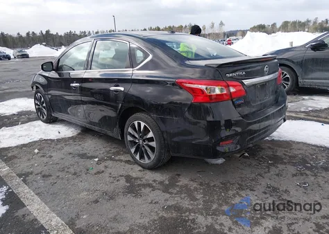 2019 Nissan Sentra Sr z USA, uszkodzony, nr VIN 3N1AB7AP3KY355064